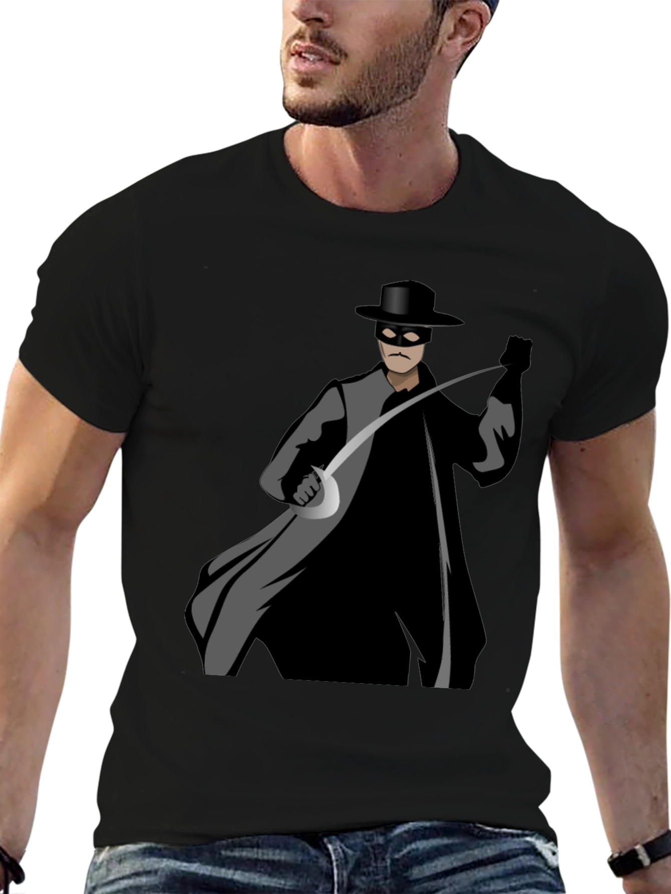 Zorro Graphic Black T-Shirt