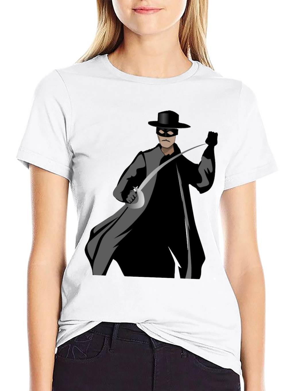Zorro Graphic Black T-Shirt