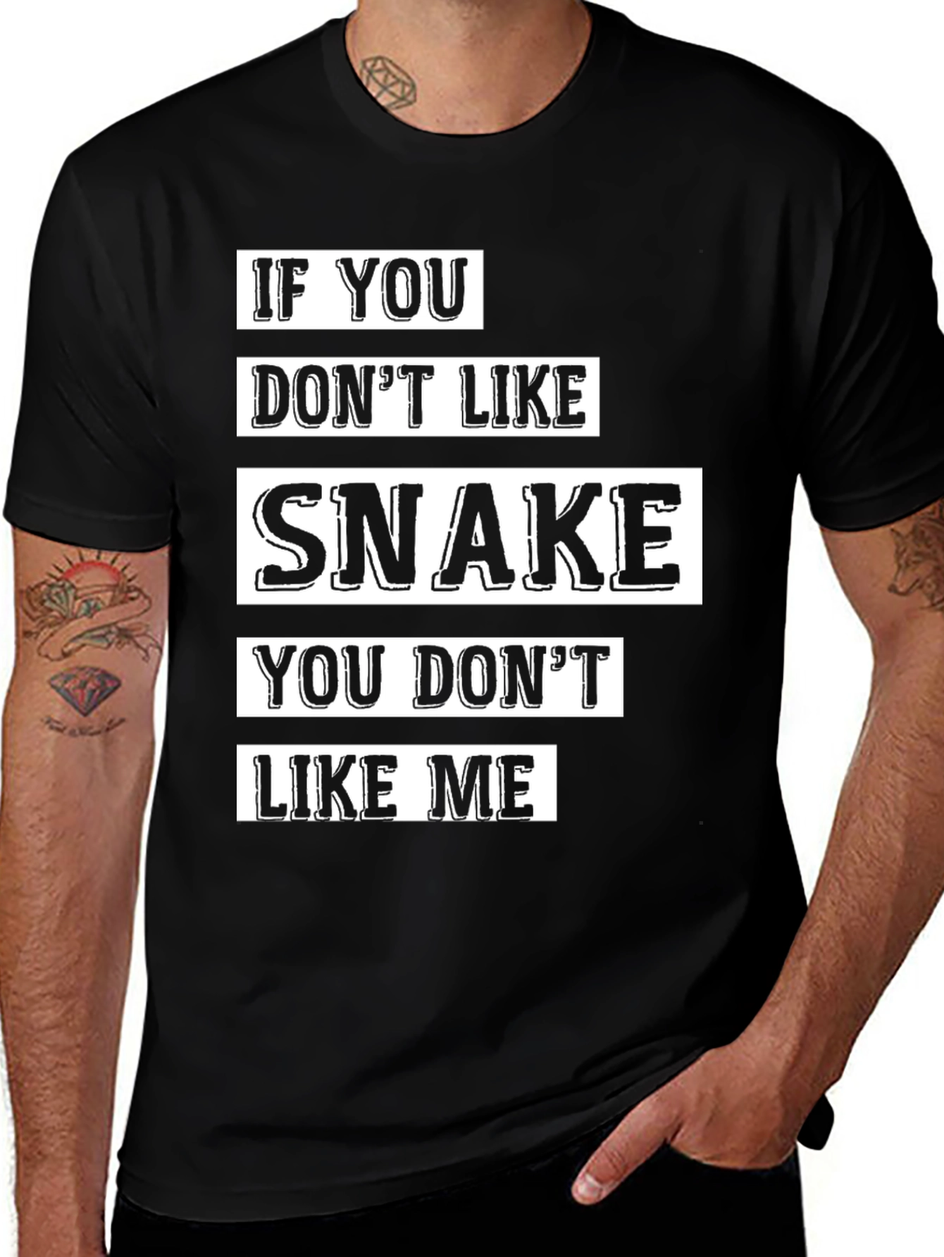Snake Lover T-Shirt - If You Dont Like Snake Graphic Tee