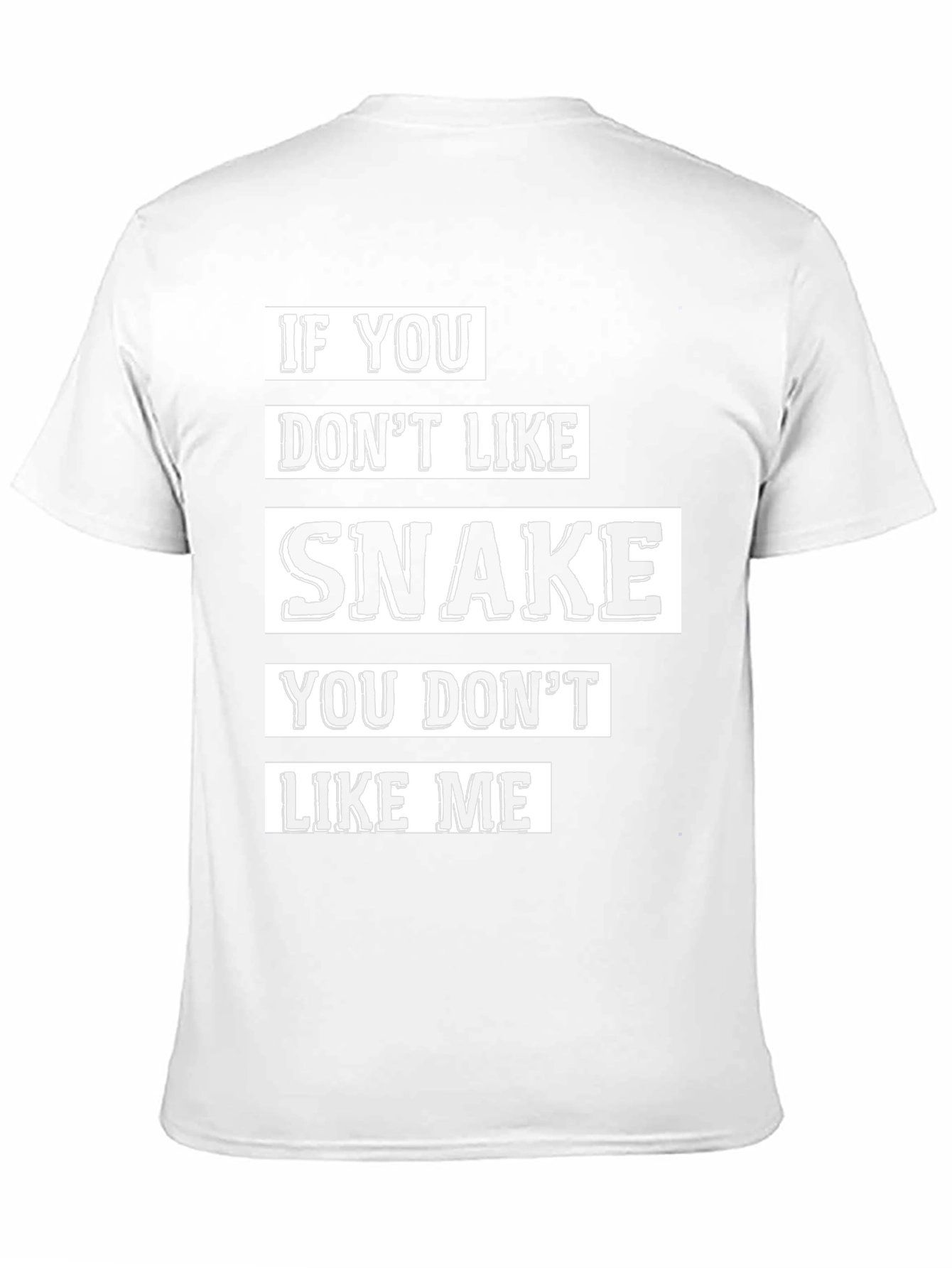 Snake Lover T-Shirt - If You Dont Like Snake Graphic Tee