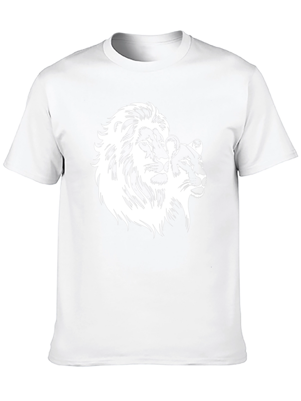Lion & Lioness Graphic Black T-Shirt