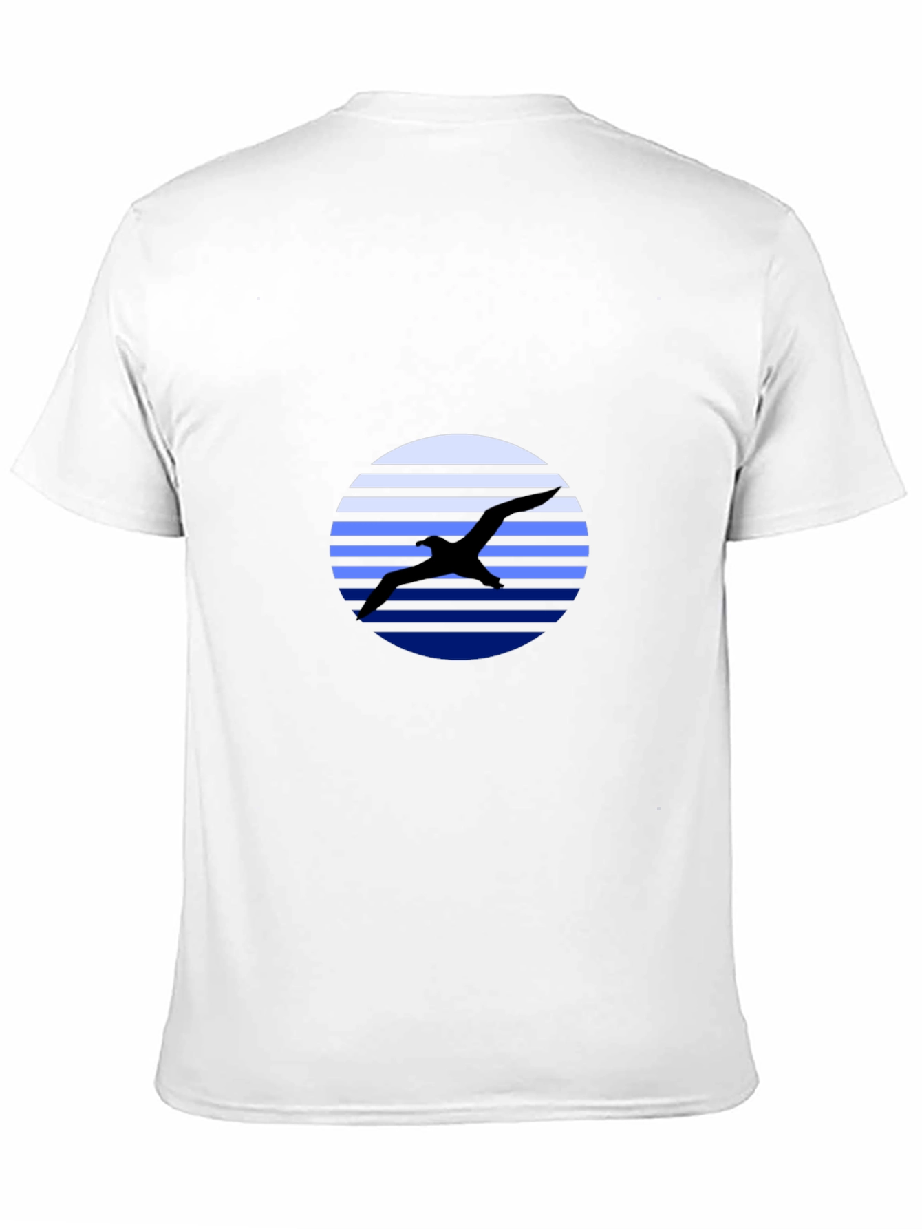 Bird Silhouette Graphic Tee - Mens Black T-Shirt