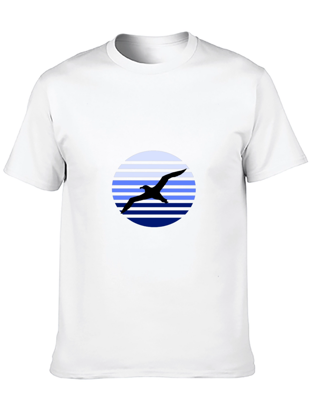 Bird Silhouette Graphic Tee - Mens Black T-Shirt