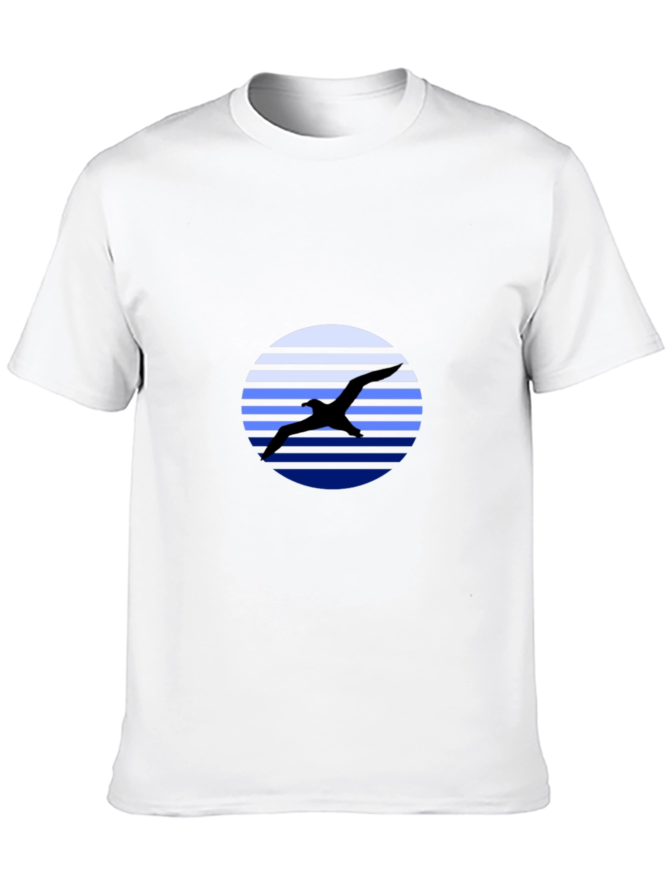 Bird Silhouette Graphic Tee - Mens Black T-Shirt