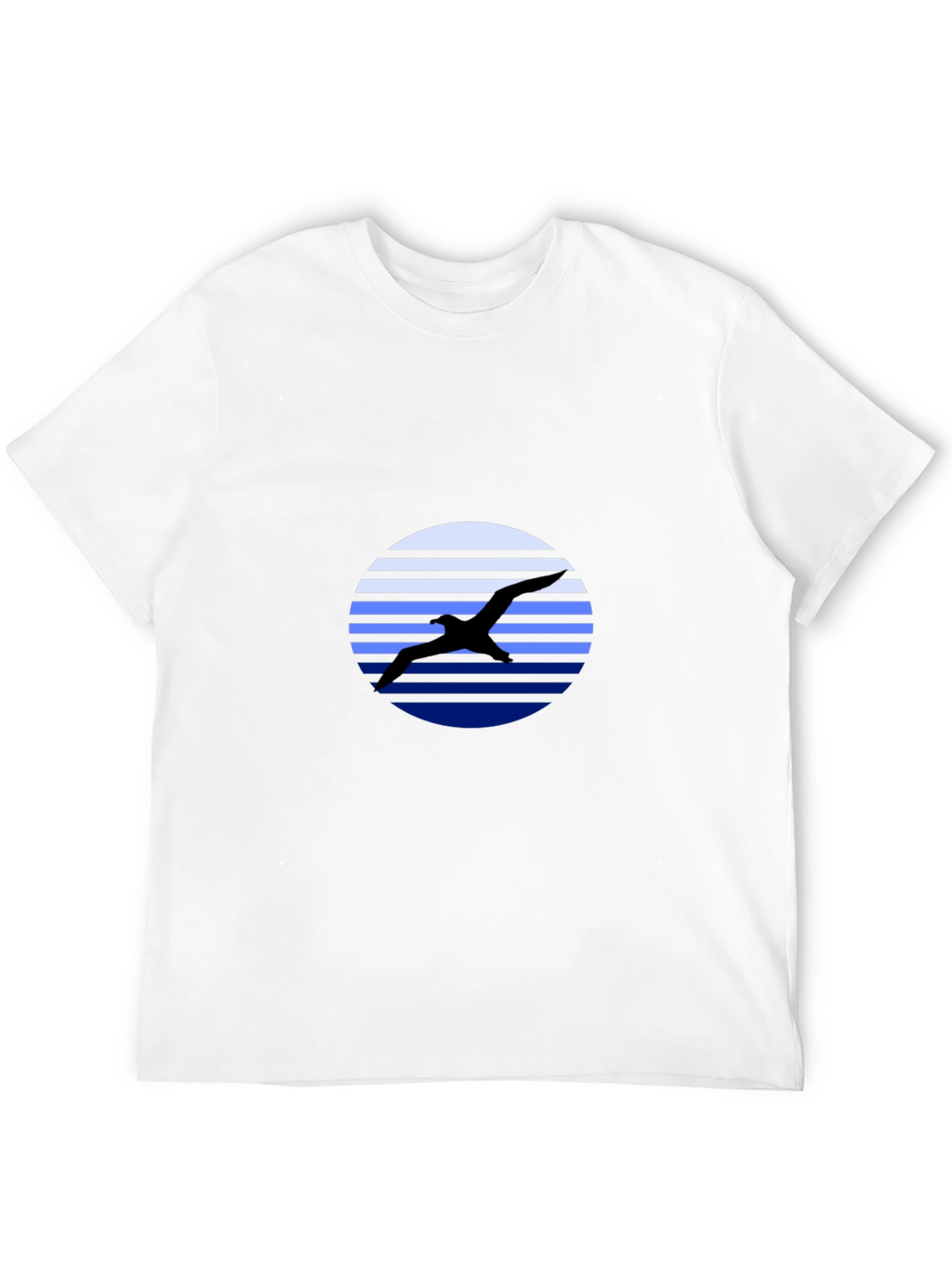 Bird Silhouette Graphic Tee - Mens Black T-Shirt