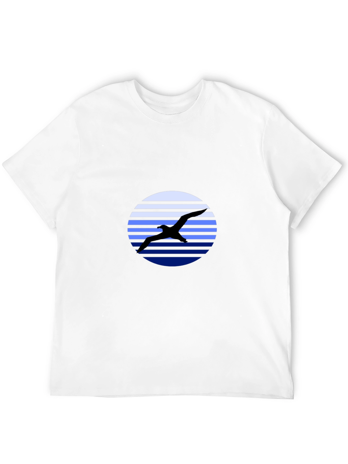 Bird Silhouette Graphic Tee - Mens Black T-Shirt