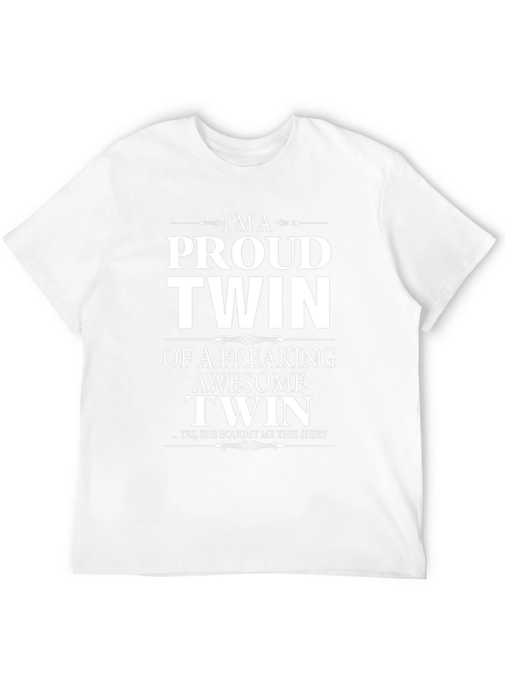 Proud Twin Graphic Tee - Black Cotton T-Shirt