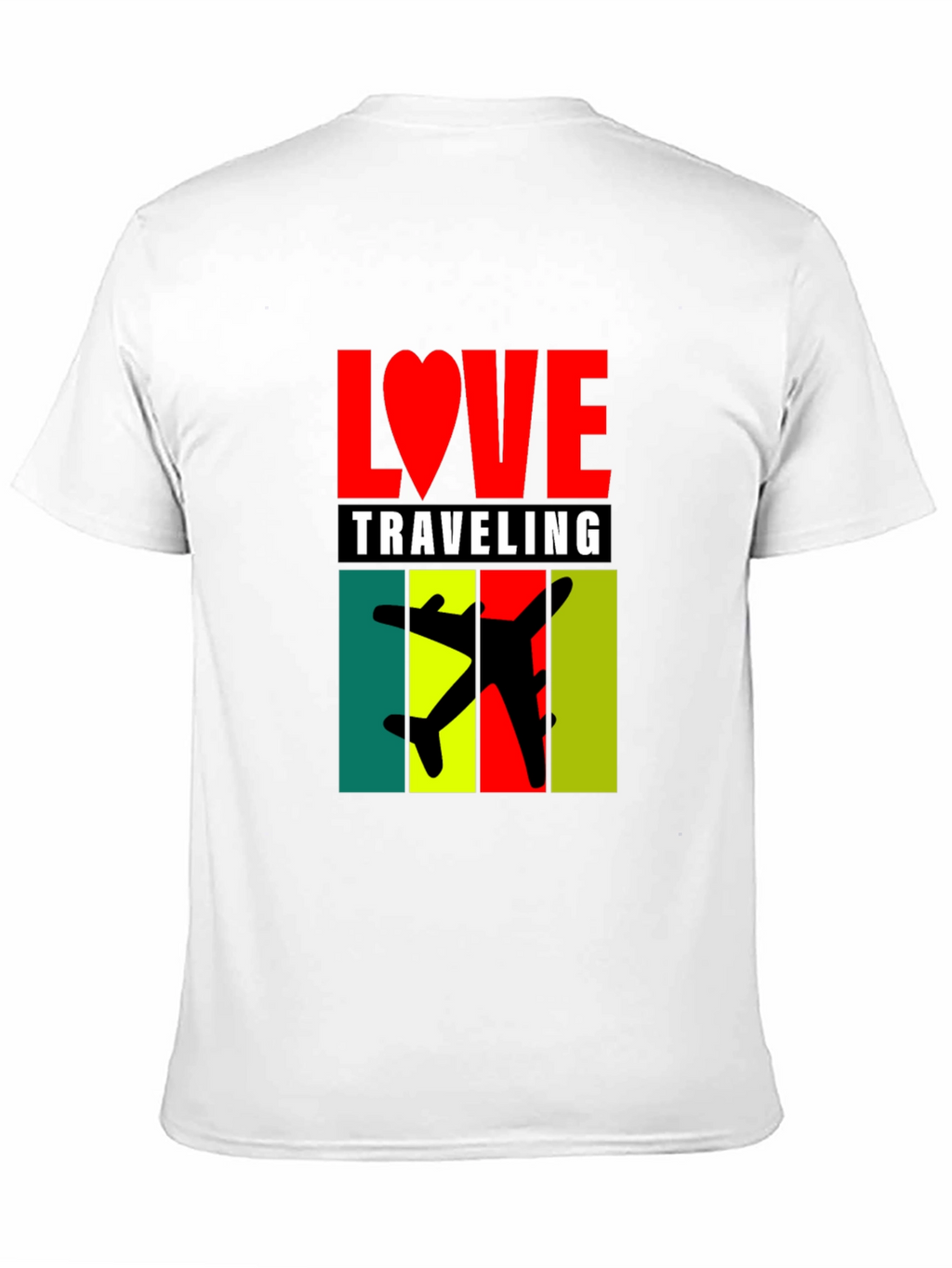 Love Traveling Graphic Tee - Black Unisex T-Shirt