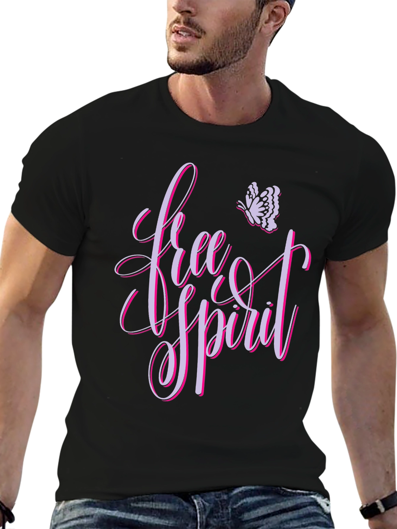 Free Spirit Graphic Tee - Black