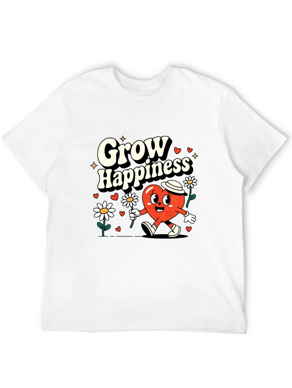 Grow Happiness Graphic Tee
