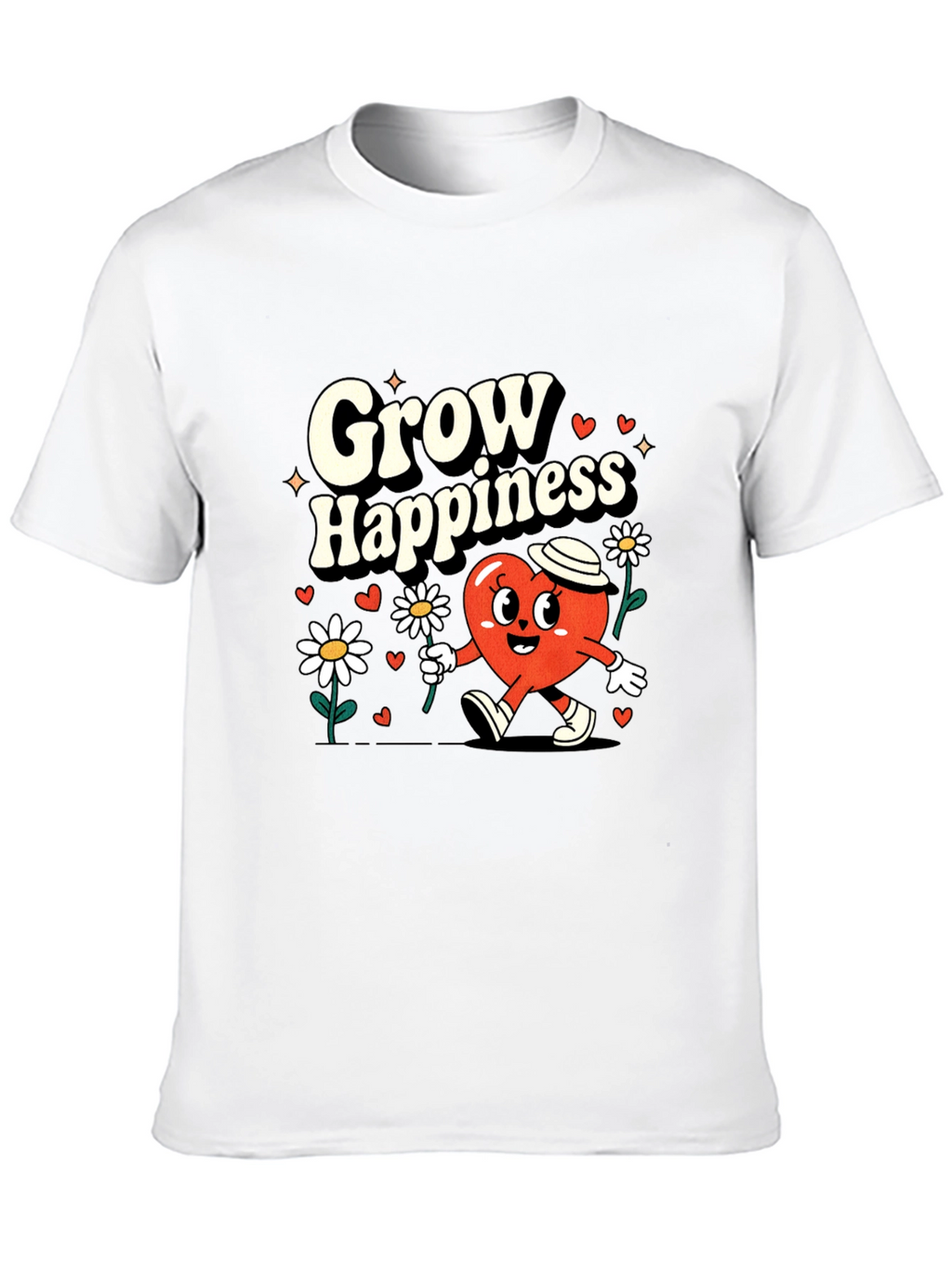Grow Happiness Graphic Tee