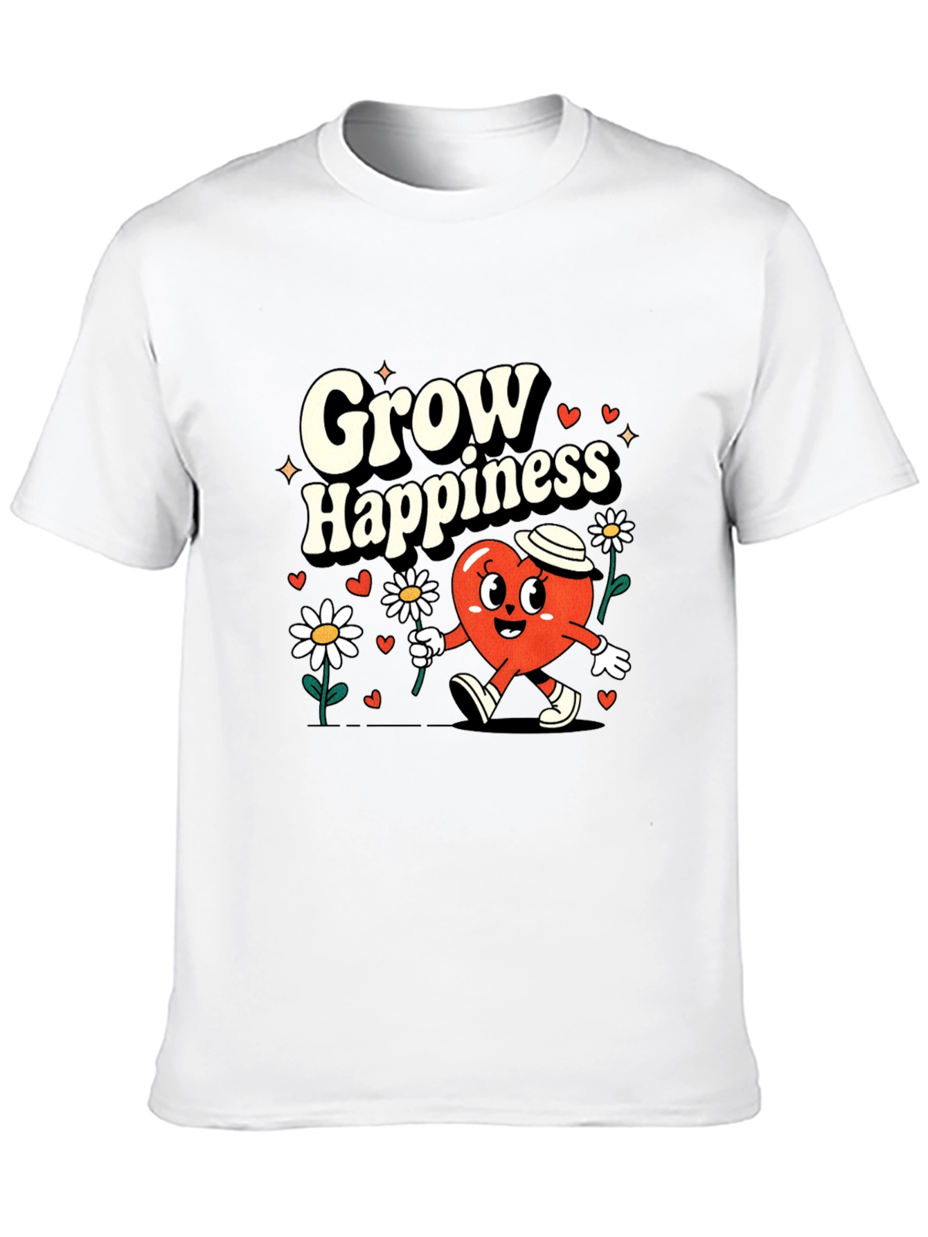 Grow Happiness Graphic Tee