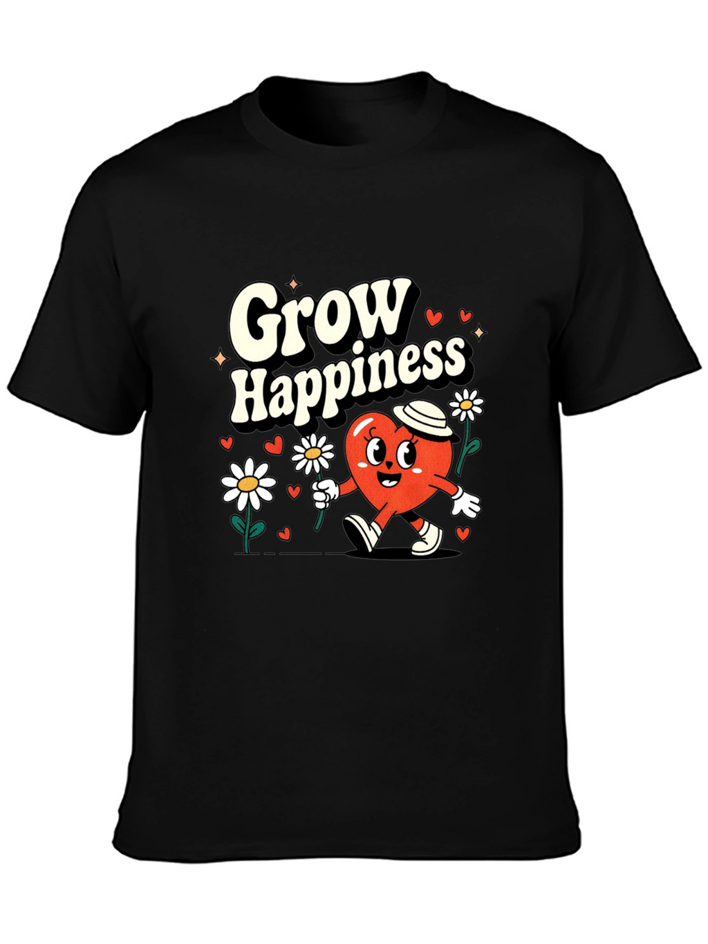 Grow Happiness Graphic Tee