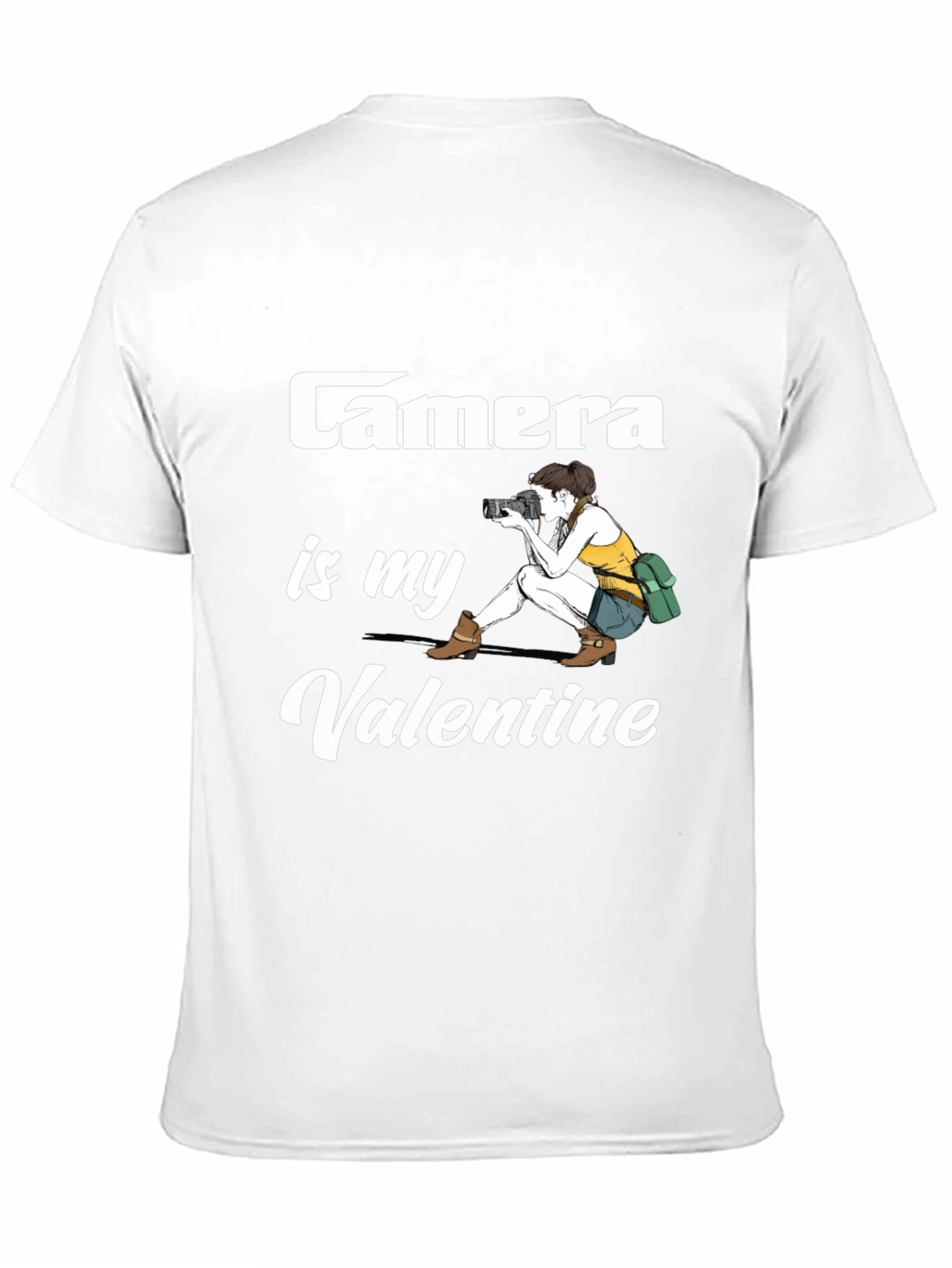 Camera is My Valentine Graphic T-Shirt