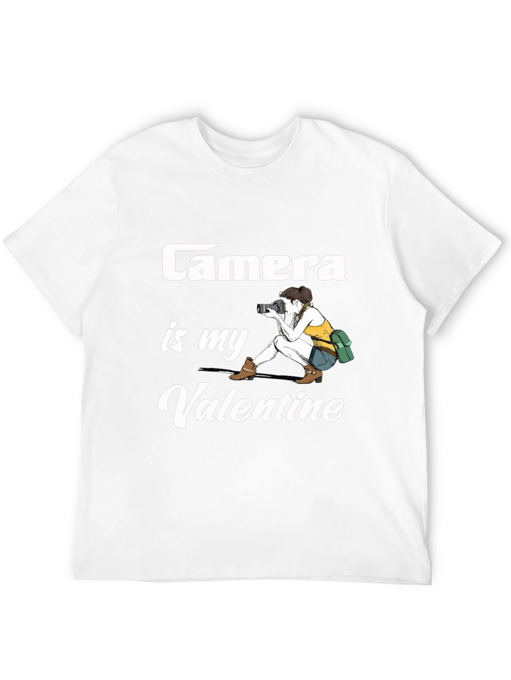 Camera is My Valentine Graphic T-Shirt