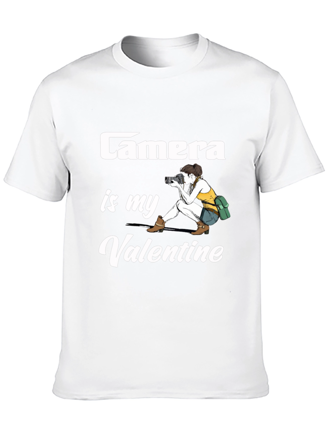 Camera is My Valentine Graphic T-Shirt