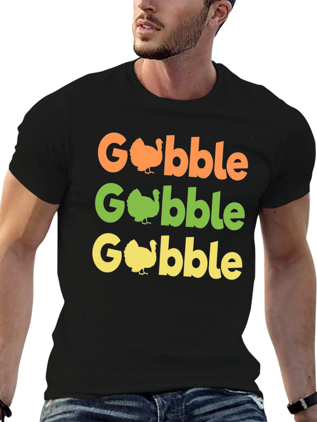 Gobble Thanksgiving T-Shirt - Turkey Day Apparel