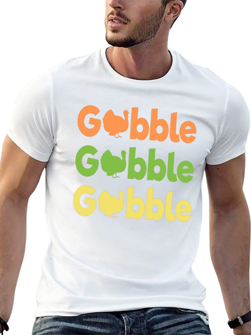 Gobble Thanksgiving T-Shirt - Turkey Day Apparel