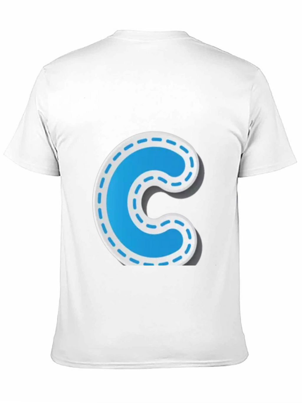 Fun Letter C Black T-Shirt