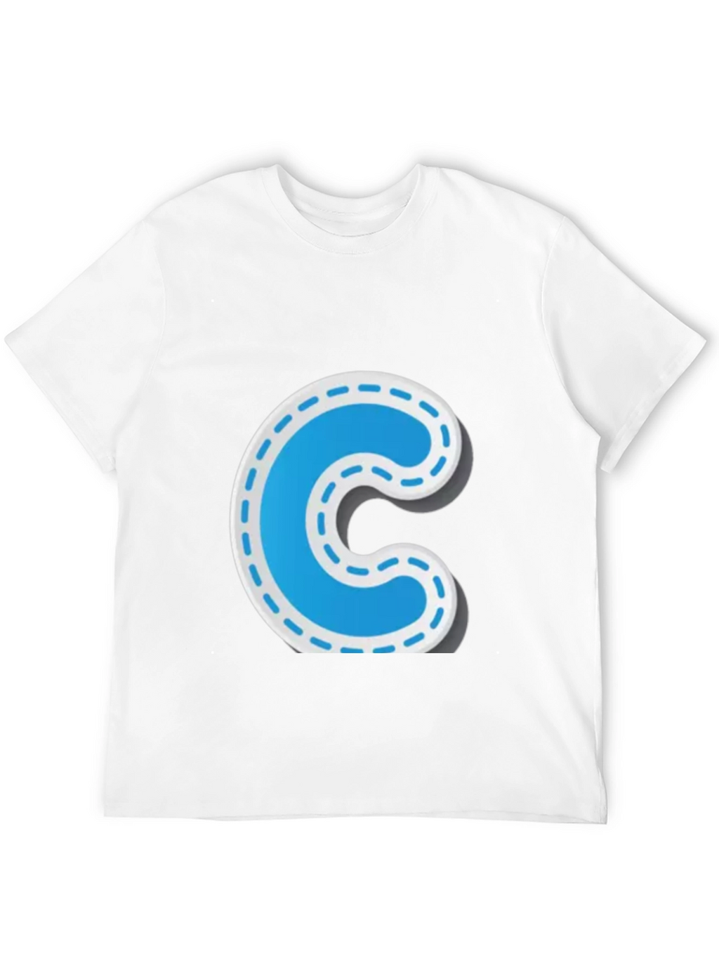 Fun Letter C Black T-Shirt
