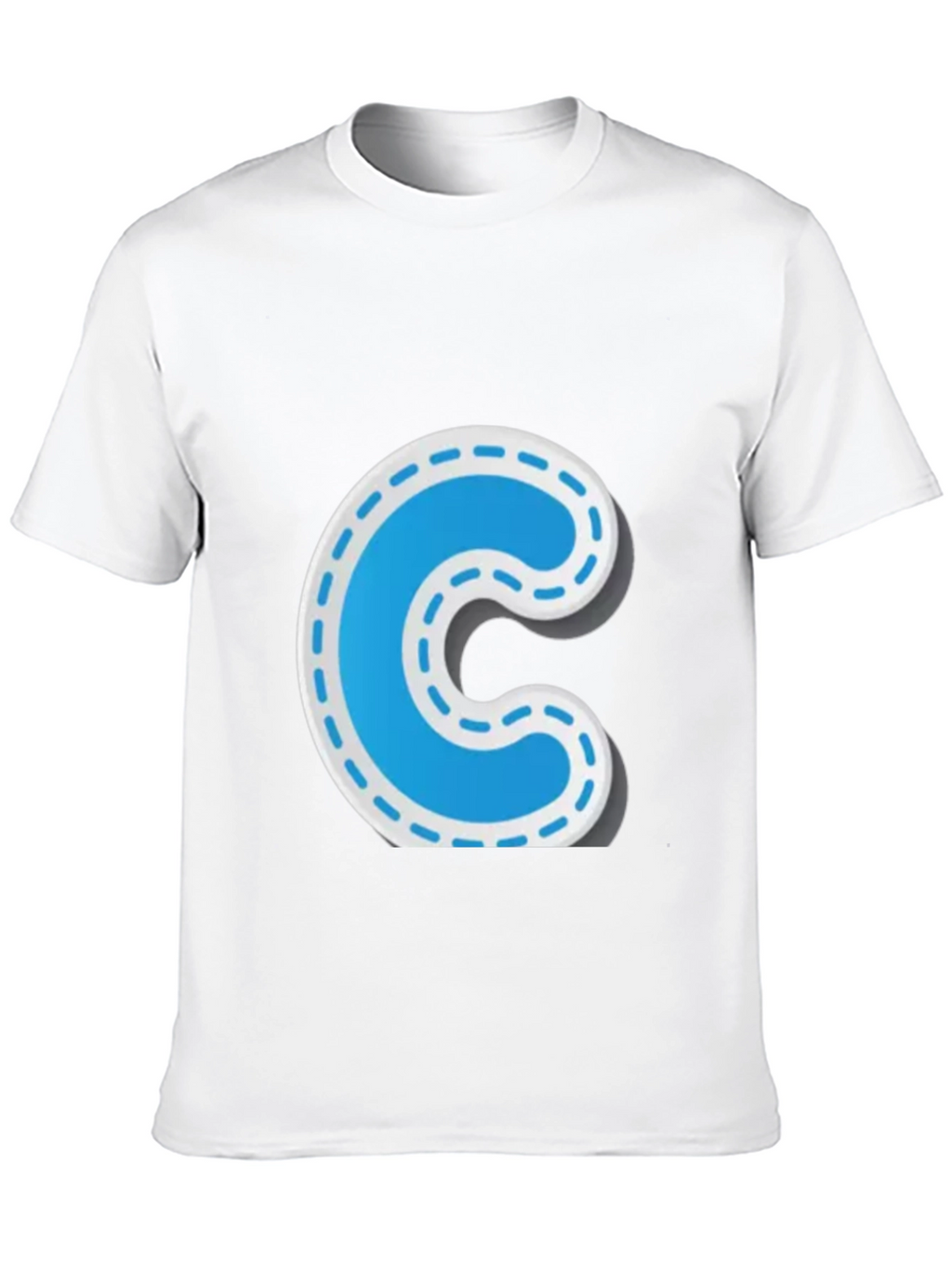 Fun Letter C Black T-Shirt