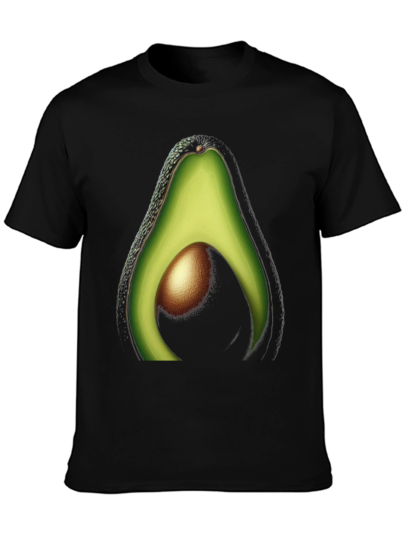 Avocado Slice Graphic T-Shirt