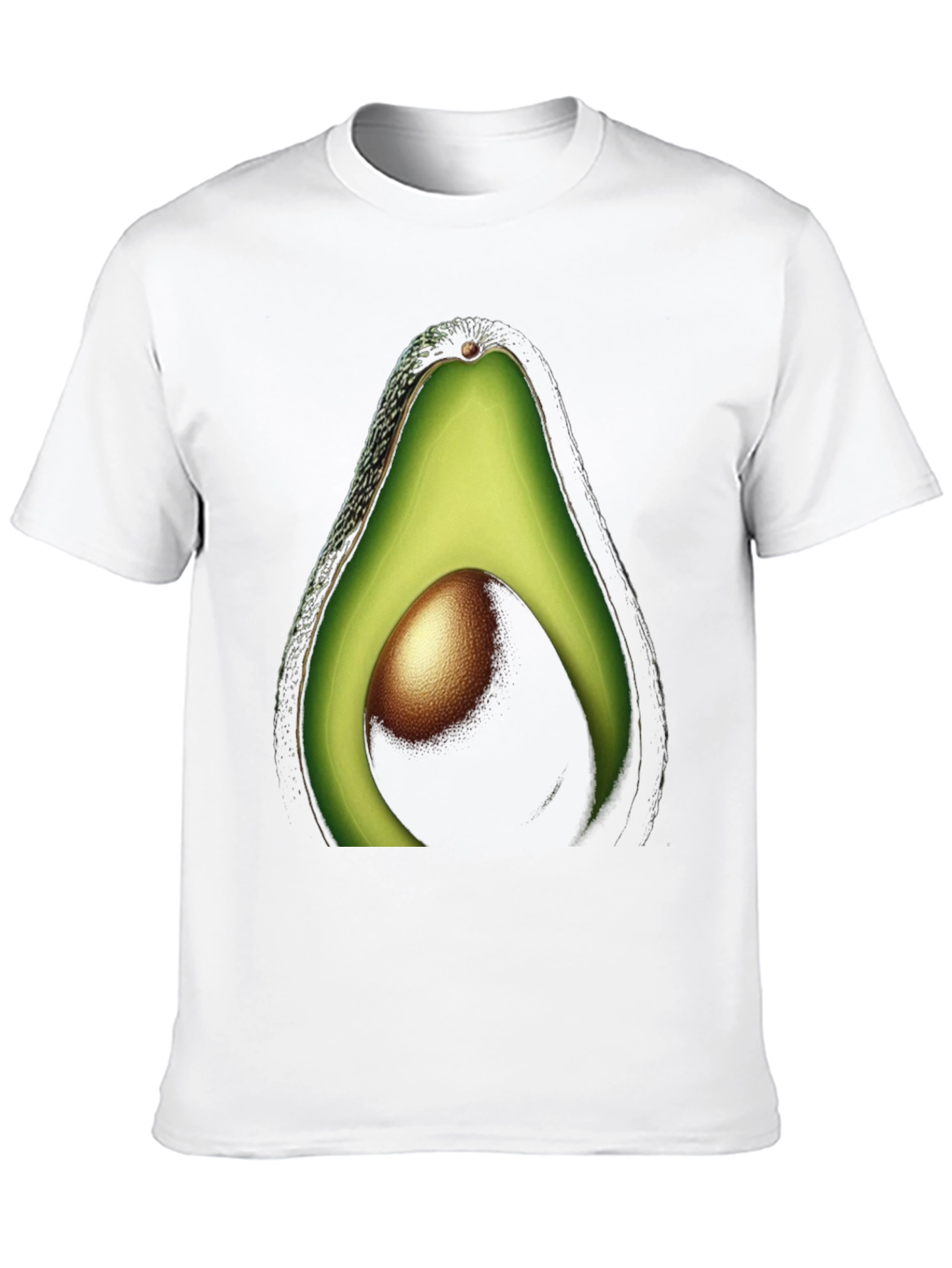 Avocado Slice Graphic T-Shirt