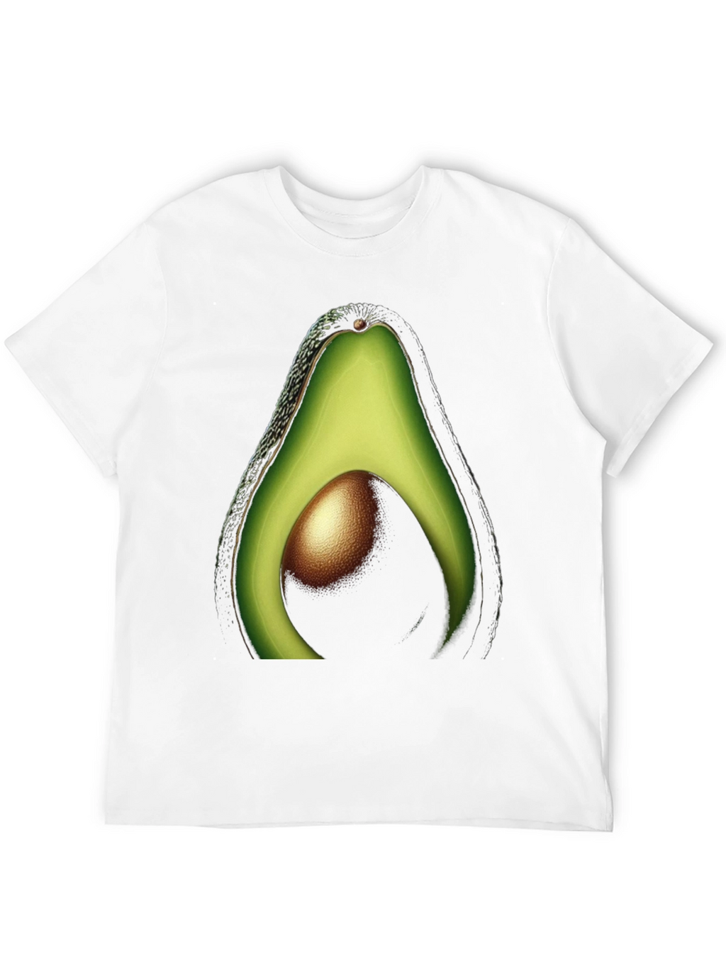 Avocado Slice Graphic T-Shirt