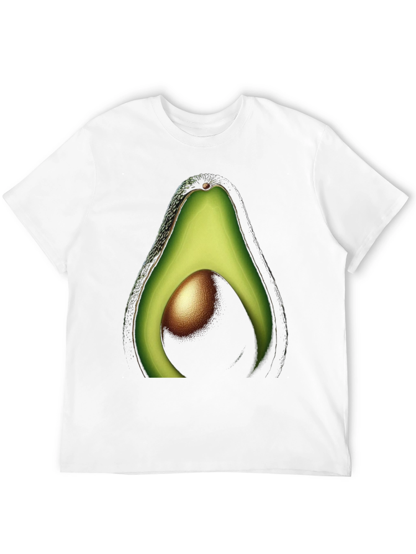 Avocado Slice Graphic T-Shirt