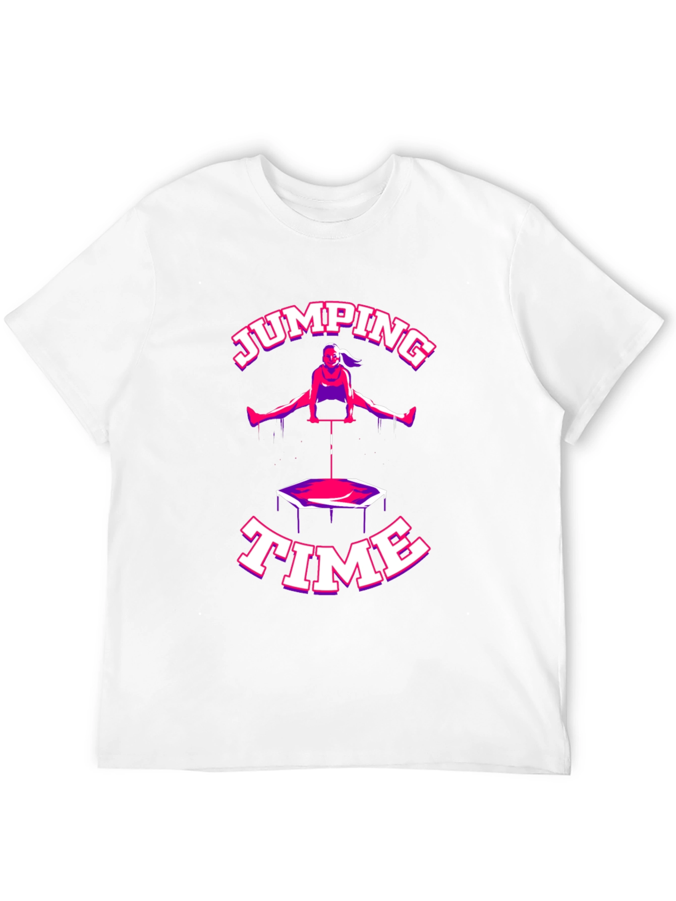 Jumping Time Black T-Shirt