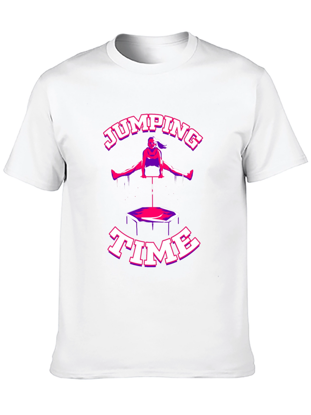 Jumping Time Black T-Shirt