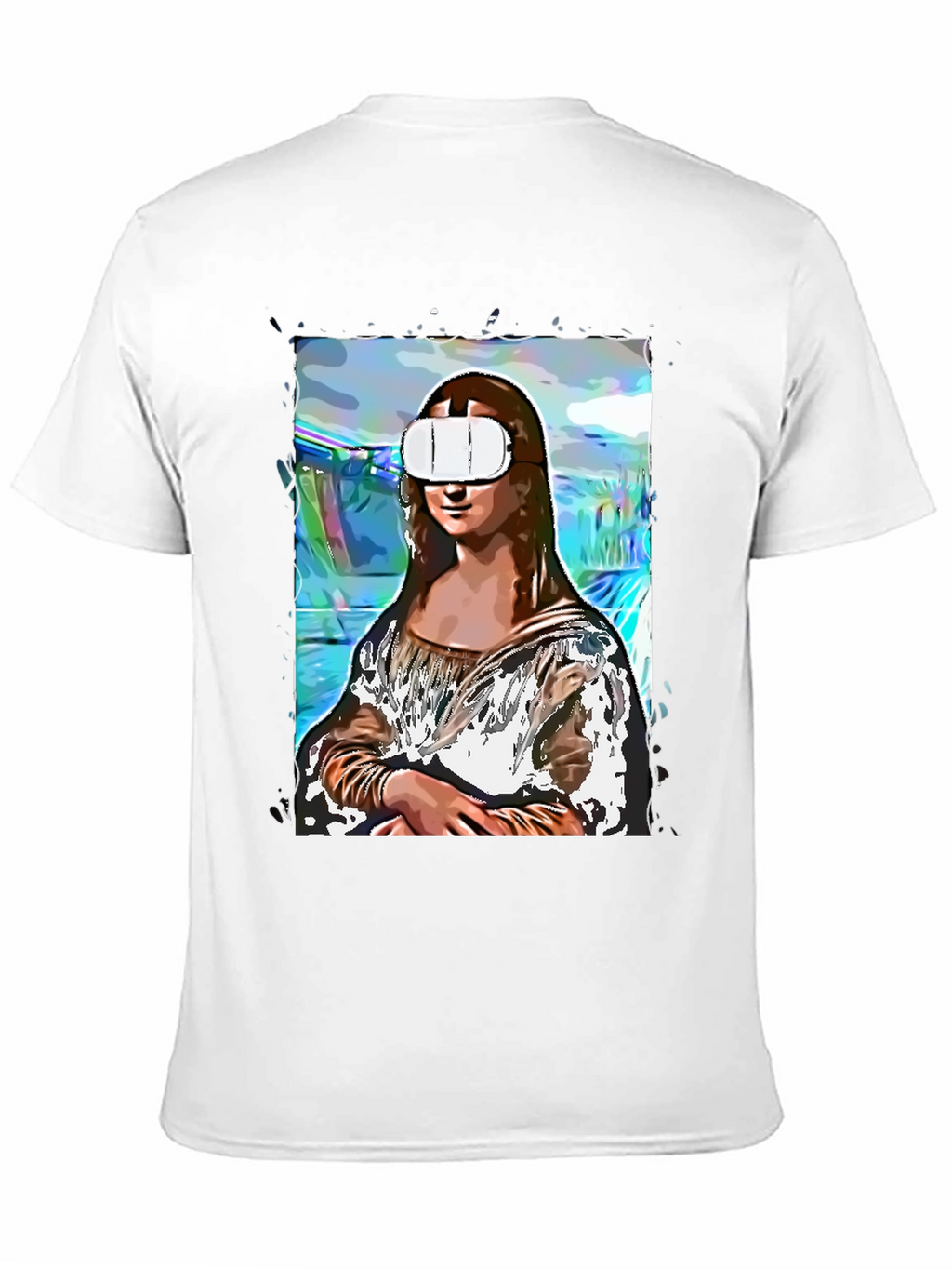 Mona Lisa VR T-Shirt - Artistic Novelty Tee
