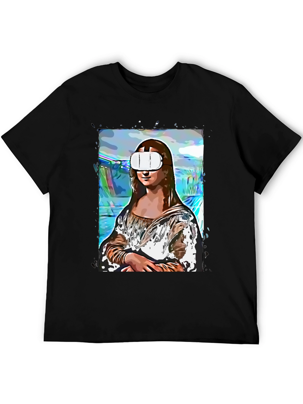 Mona Lisa VR T-Shirt - Artistic Novelty Tee