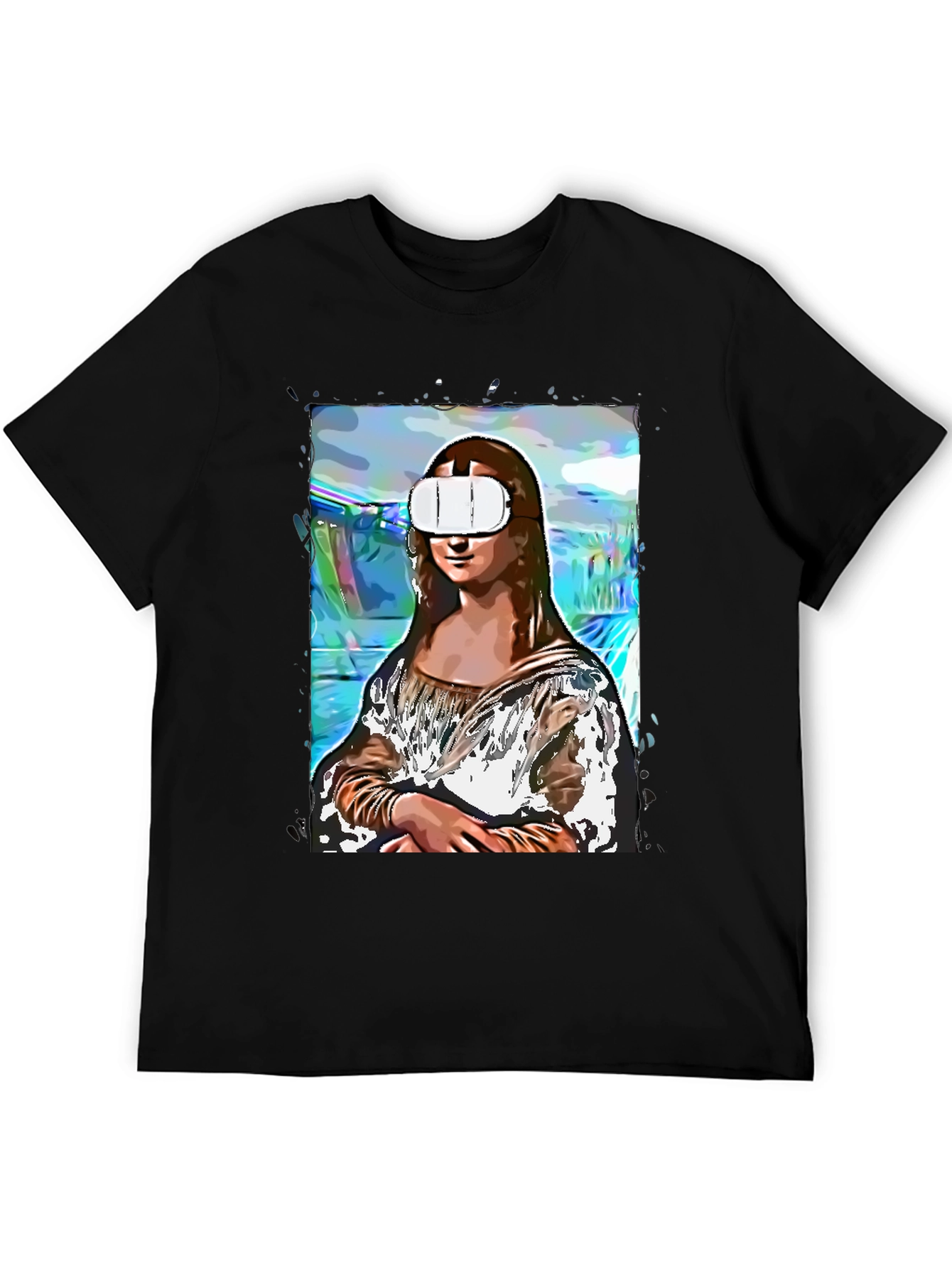 Mona Lisa VR T-Shirt - Artistic Novelty Tee