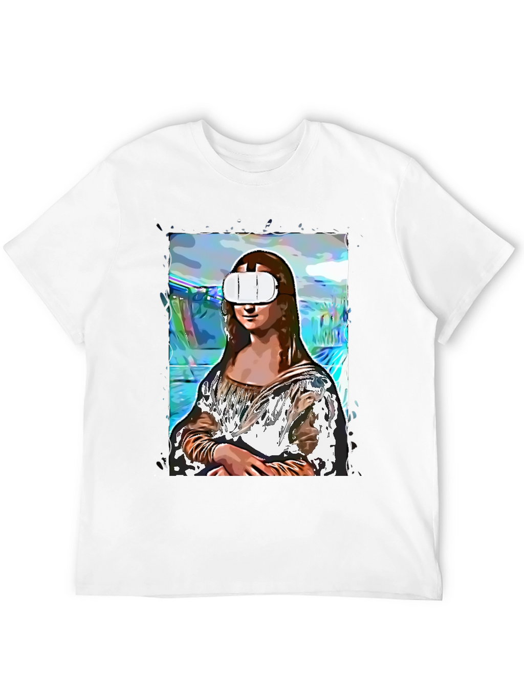 Mona Lisa VR T-Shirt - Artistic Novelty Tee