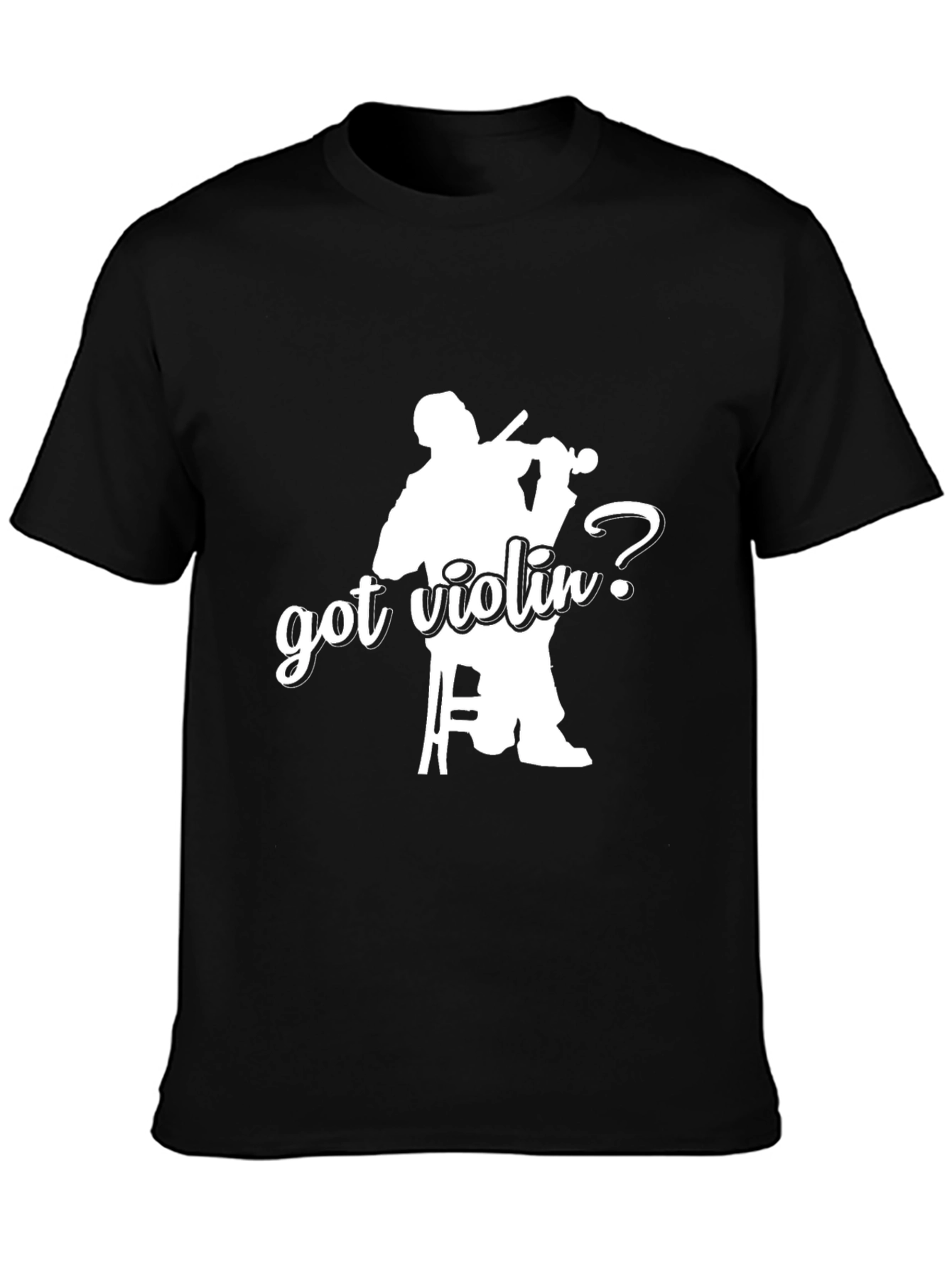 Got Violin? Black Graphic T-Shirt