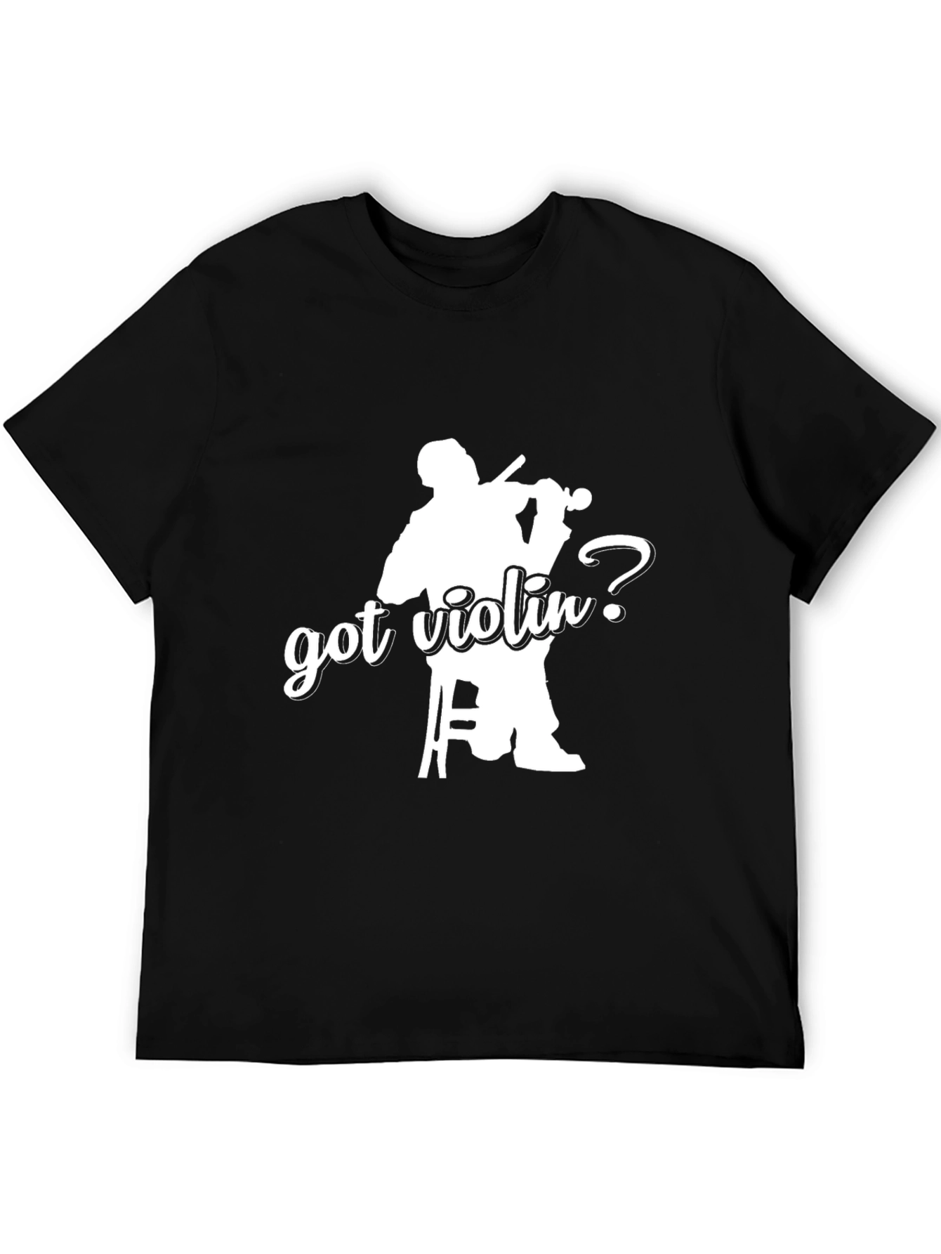 Got Violin? Black Graphic T-Shirt