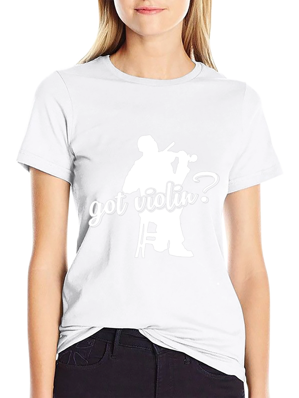 Got Violin? Black Graphic T-Shirt