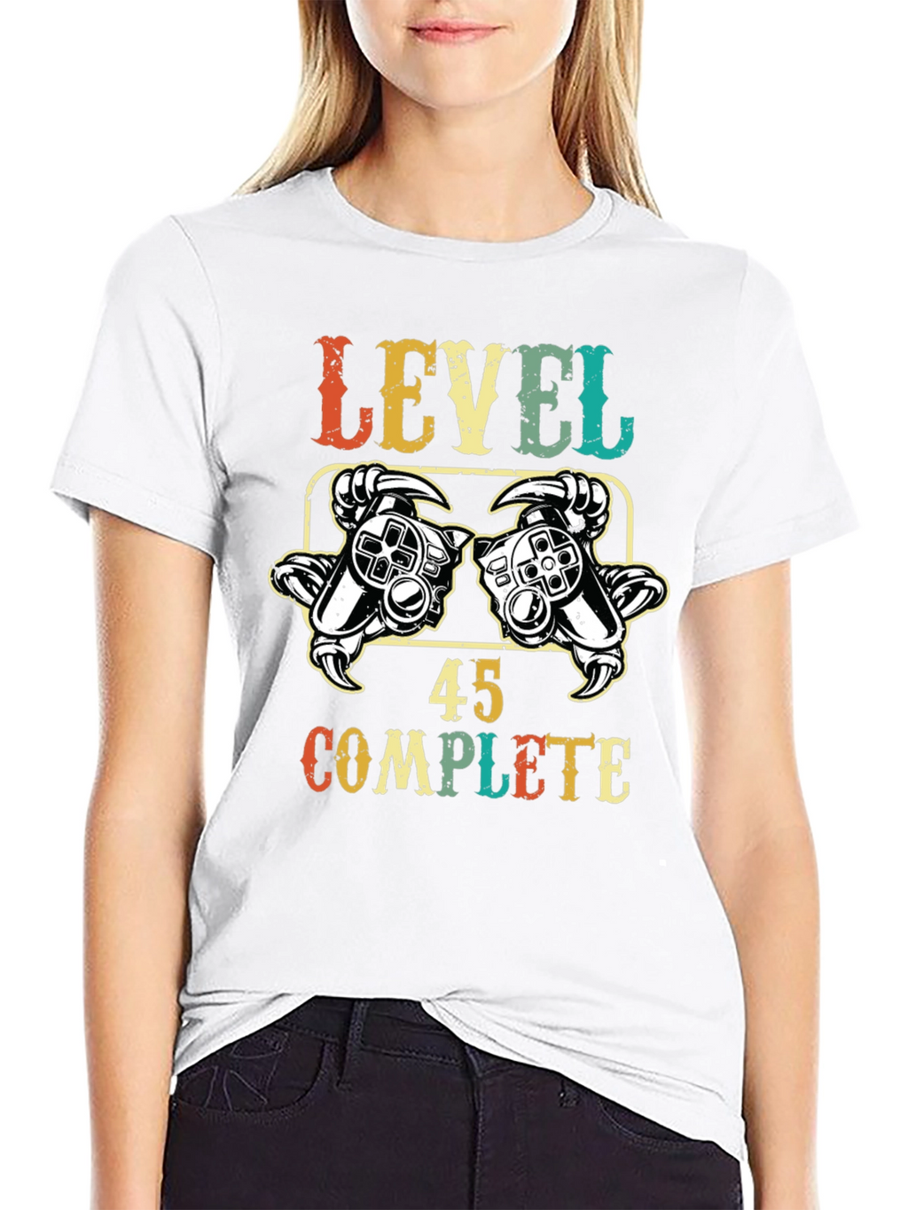 Level 45 Complete Gamer T-Shirt - Birthday Gift