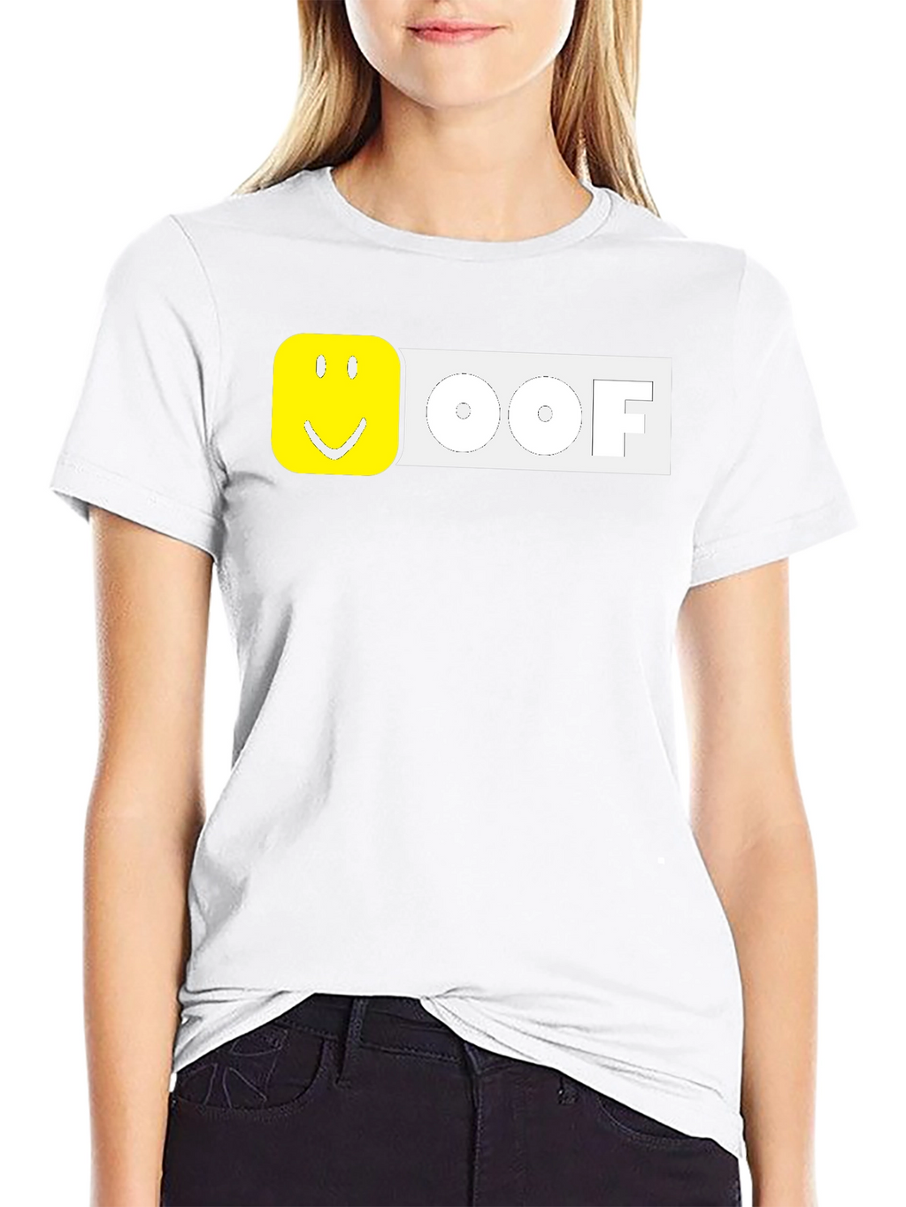 Roblox OOF Funny Graphic T-Shirt - Black