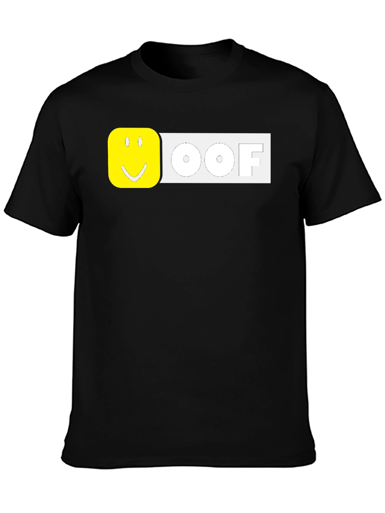 Roblox OOF Funny Graphic T-Shirt - Black