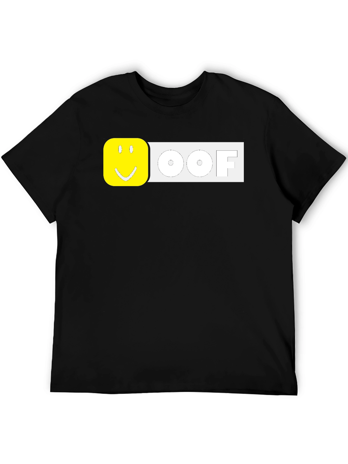 Roblox OOF Funny Graphic T-Shirt - Black
