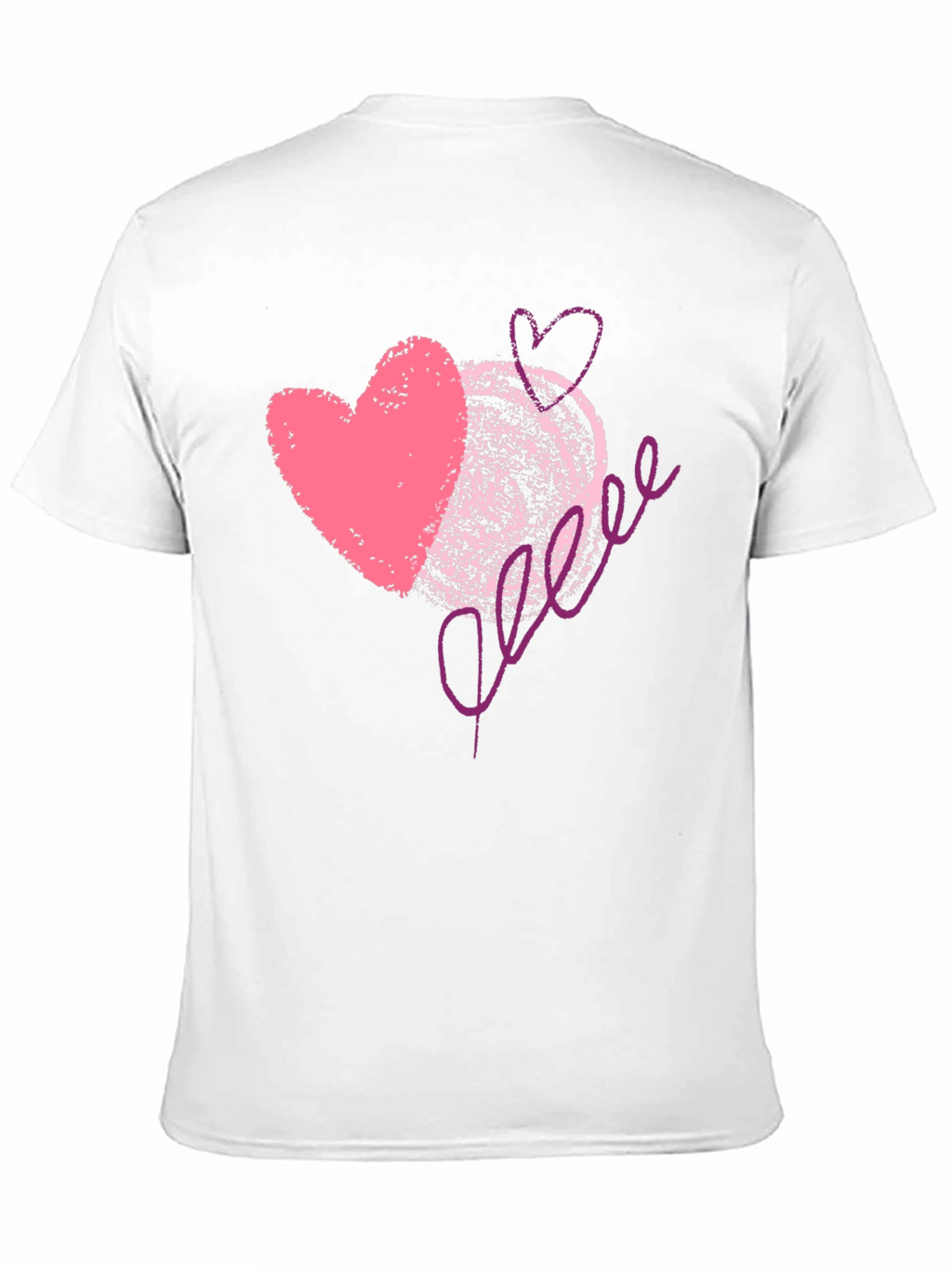 Love Scribble Graphic Tee - Romantic Valentines Day Shirt