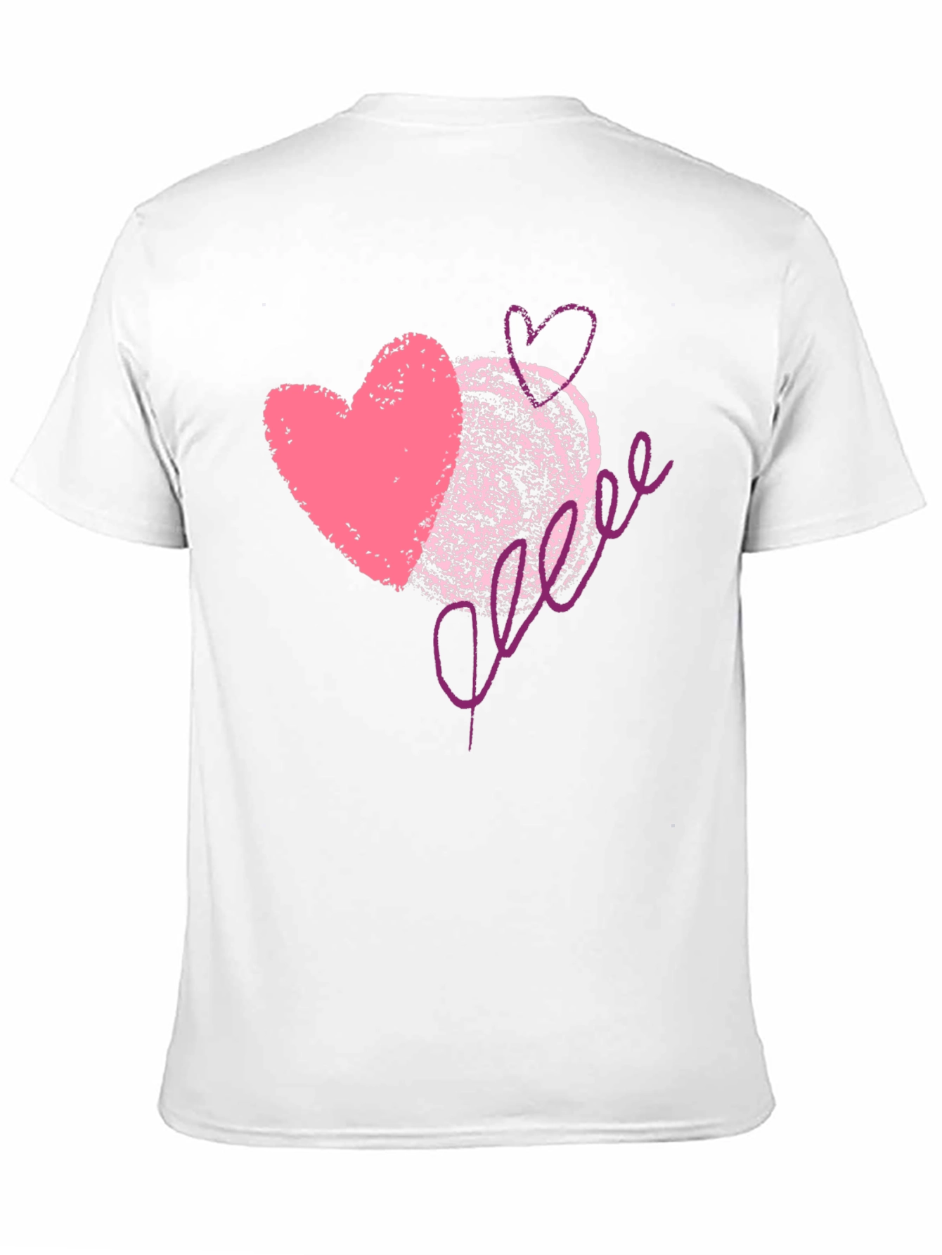 Love Scribble Graphic Tee - Romantic Valentines Day Shirt