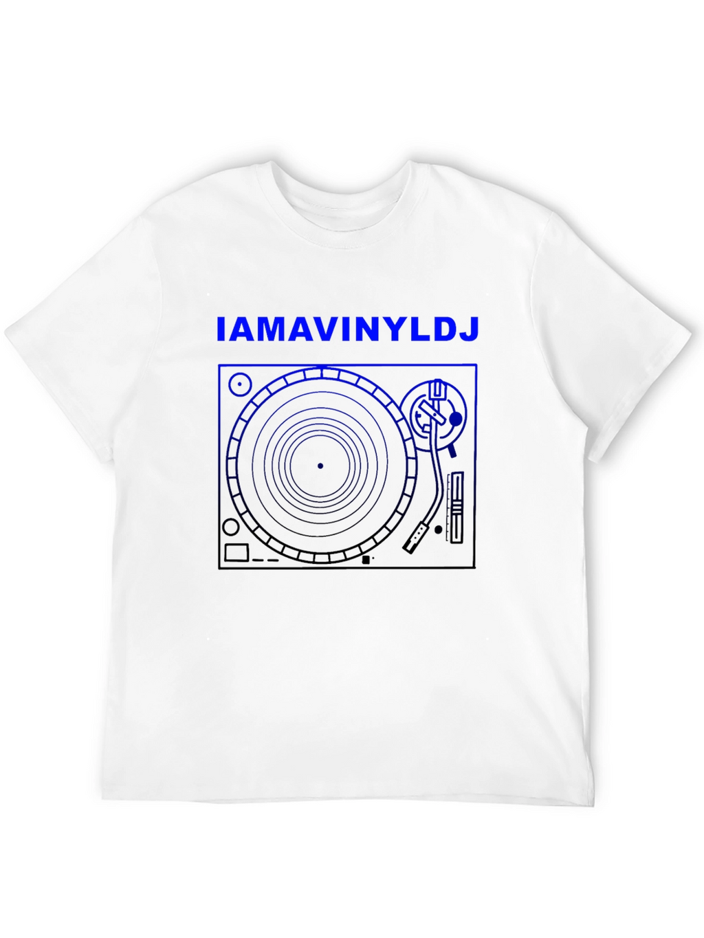 IAMAVINYLDJ T-Shirt - DJ Turntable Graphic Tee