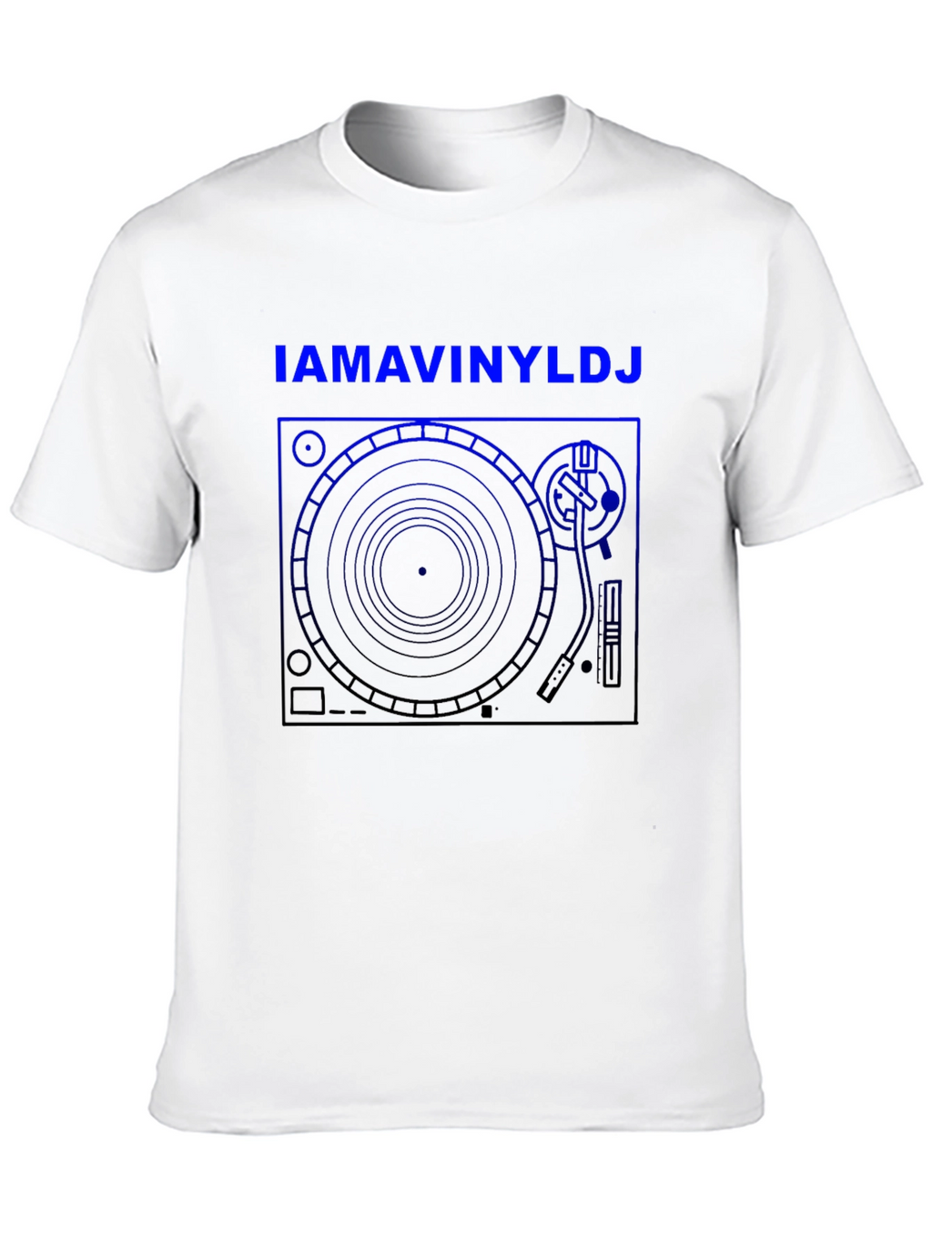 IAMAVINYLDJ T-Shirt - DJ Turntable Graphic Tee