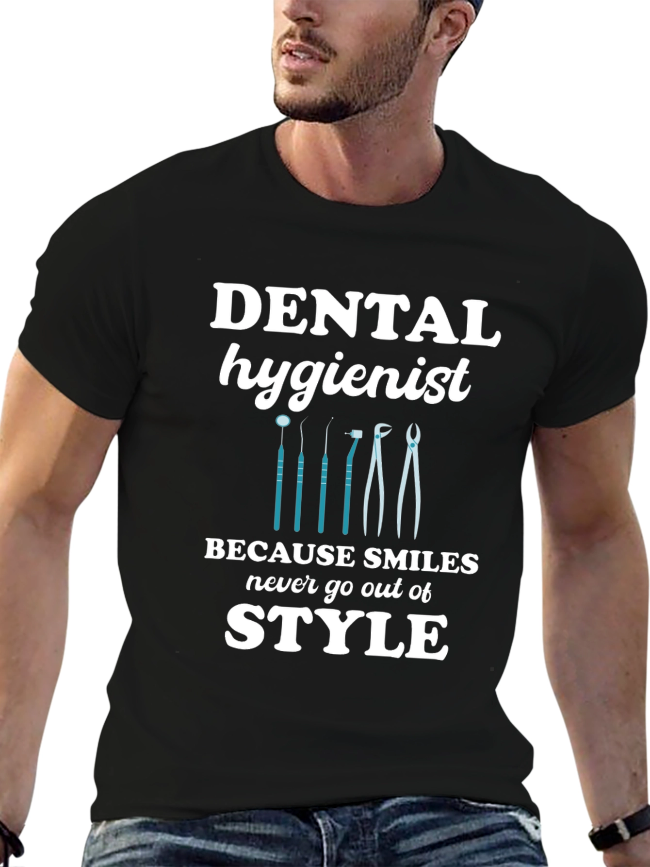 Dental Hygienist T-Shirt - Smiles Never Go Out of Style!