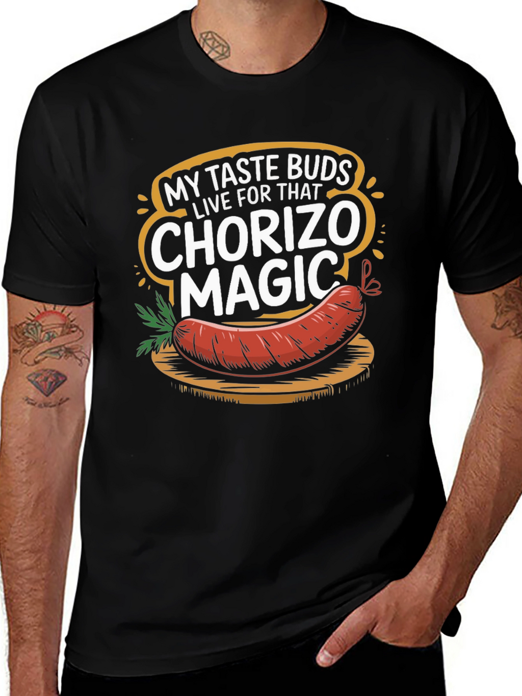 Chorizo Magic Graphic T-Shirt - Foodie Gift