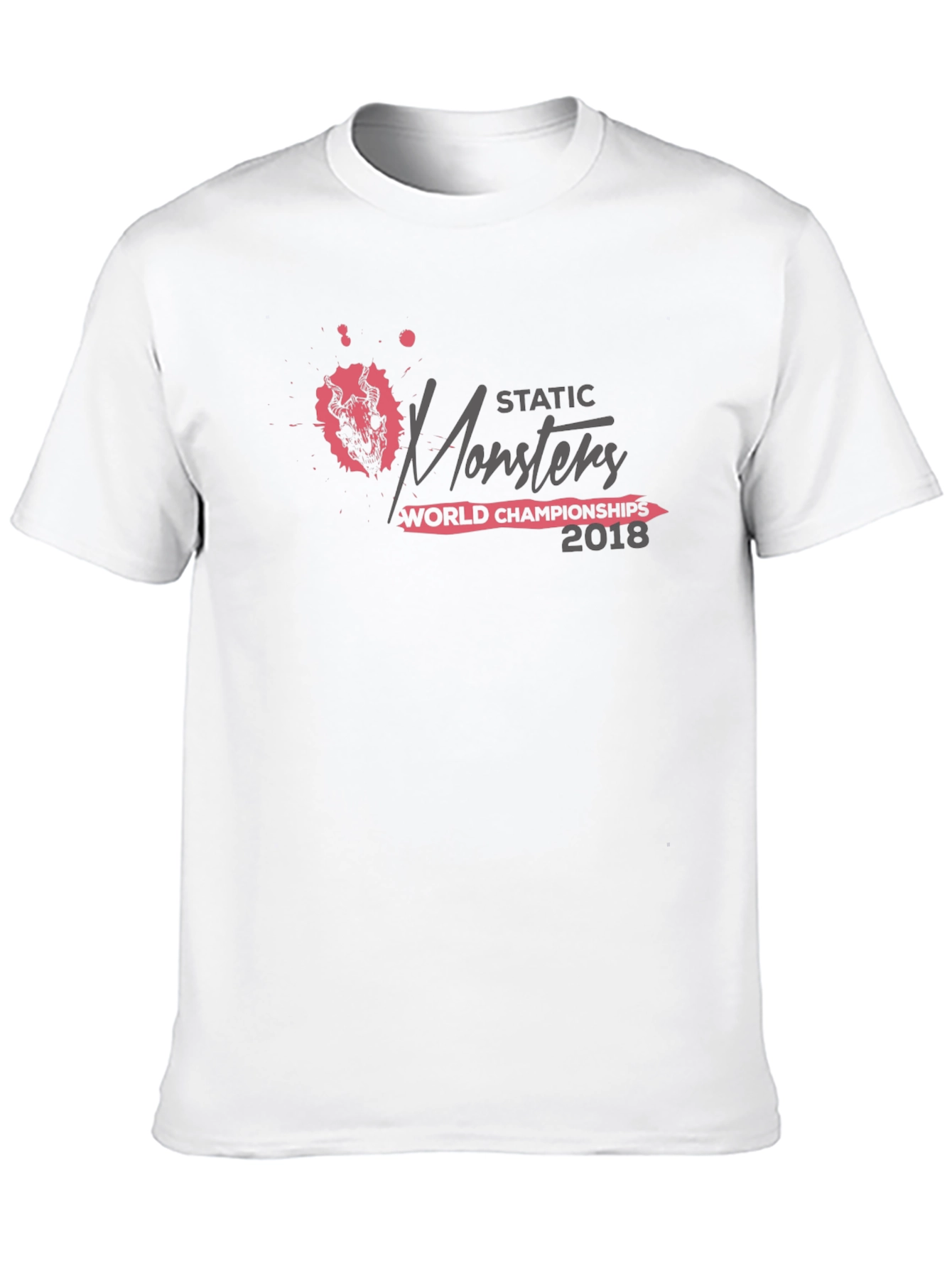 Static Monsters World Championships 2018 Black T-Shirt