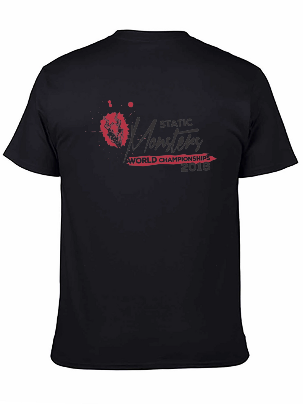 Static Monsters World Championships 2018 Black T-Shirt
